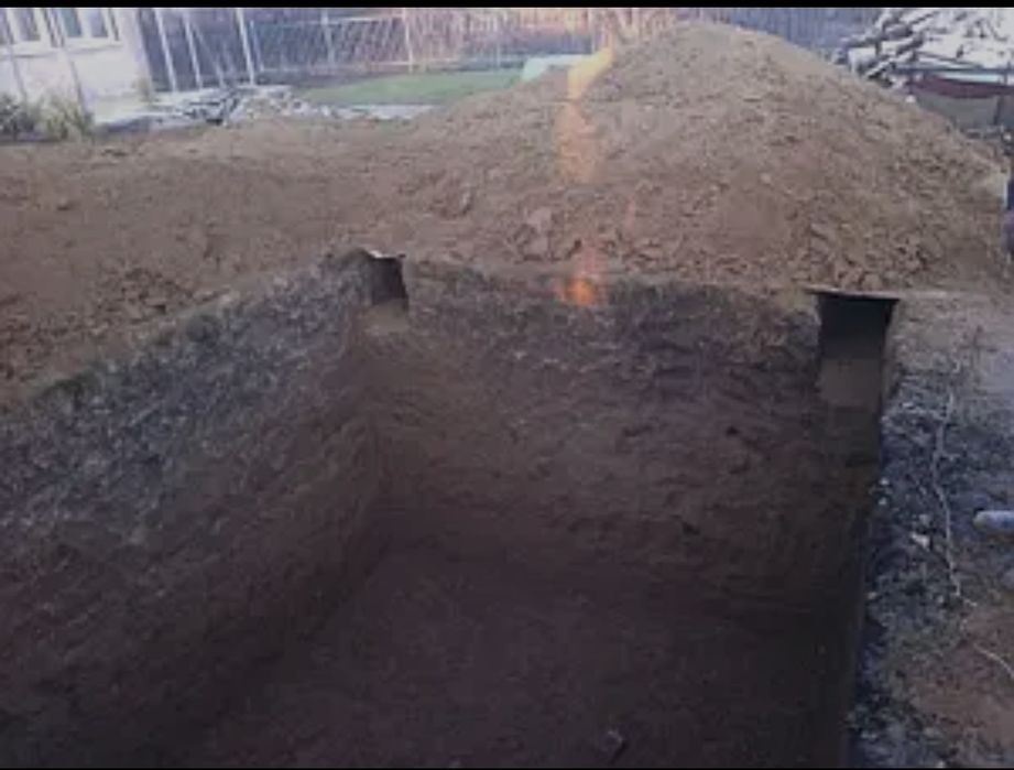 Траншея ковлаш фундамент куйиш