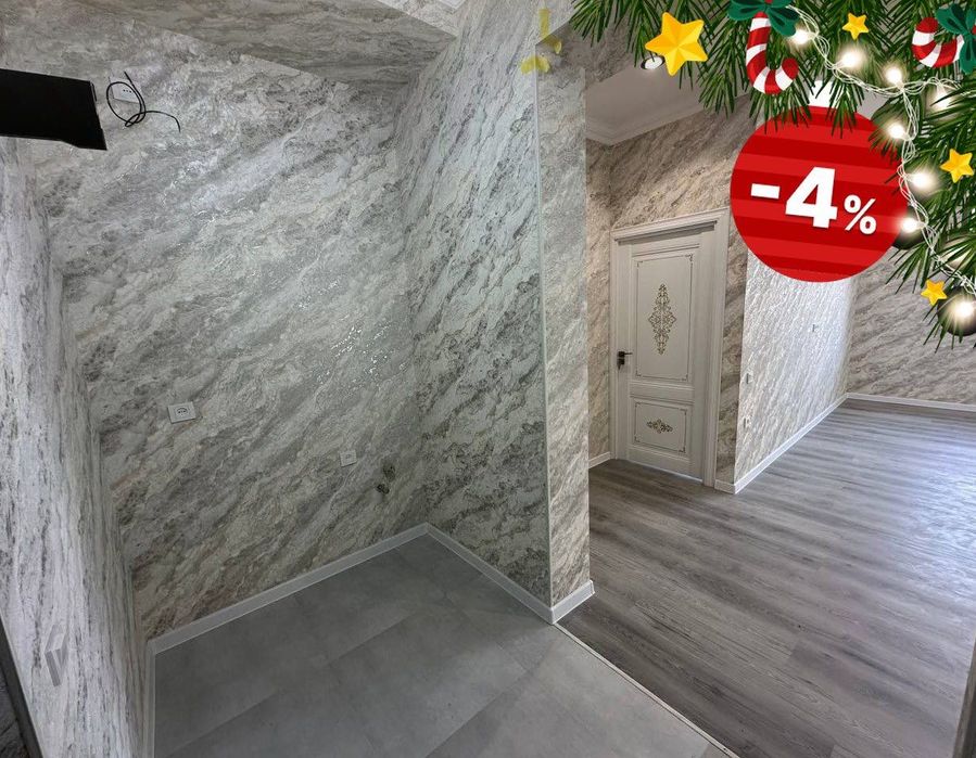 НОВОГОДНИЕ СКИДКИ Евро 2х комнатная квартира 43 м2 метро Олмос