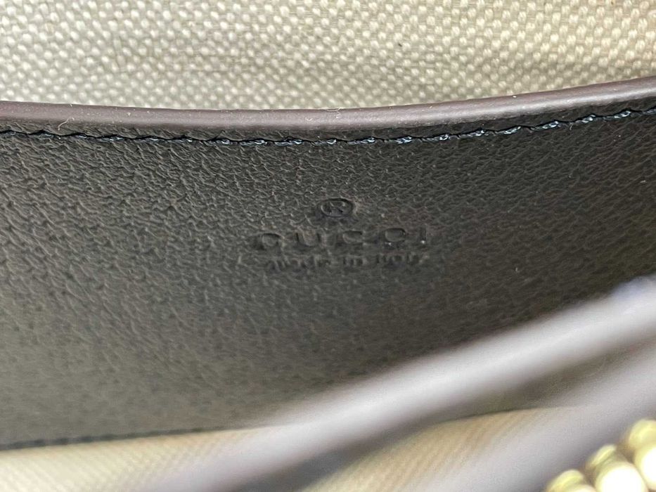 Gucci Оригинална Малка Чанта Ophidia Гучи Supreme Син Canvas GG Лого