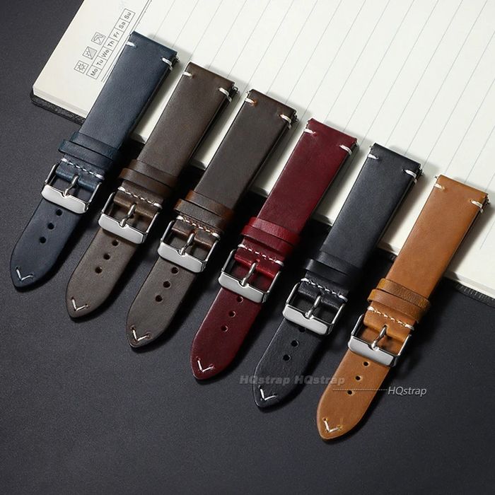 WAX Кожена каишка за Huawei Watch/Samsung/Xiaomi/Garmin/Apple/Amazfit