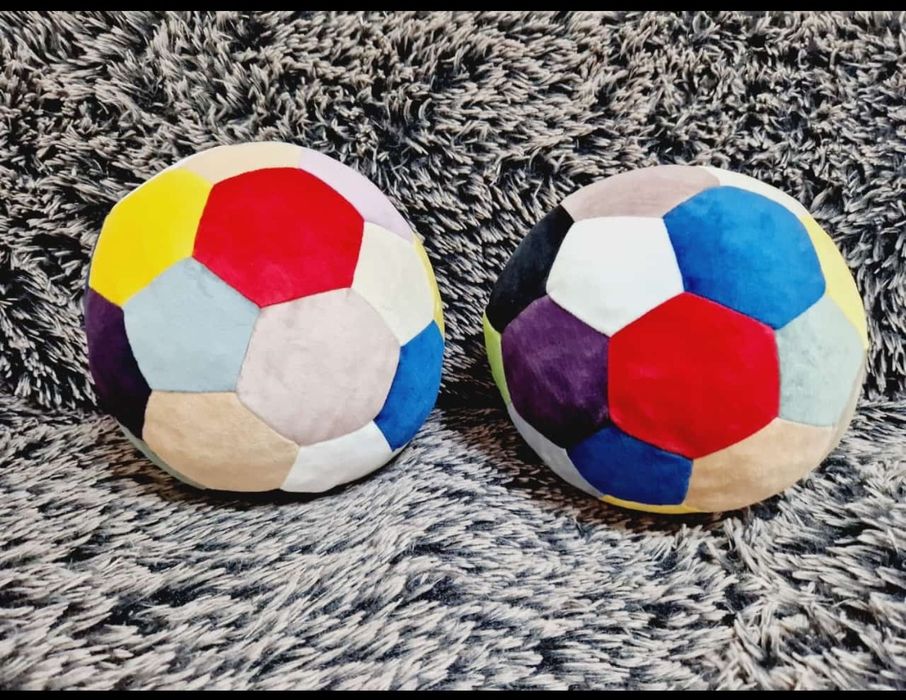 Мягкий мячик из ткани