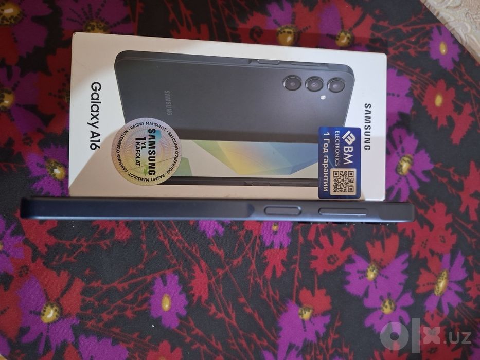 Samsung A16 4G 6/128GB - ideal holatda, to'liq komplekt, ta'mir ko'rma