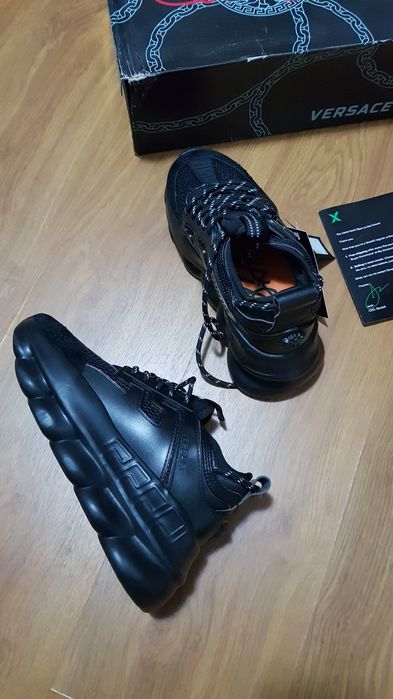 Sneakers Versace Chain Reaction Black •STOC 39•Livrare rapidă•