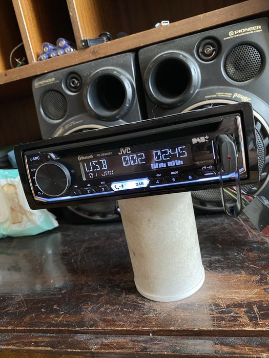 JVC KD-DB902BT - НАЙ ВИСОК КЛАС - 4V!!- USB Bluetooth CD mp3 плеър за кола авто радио сд