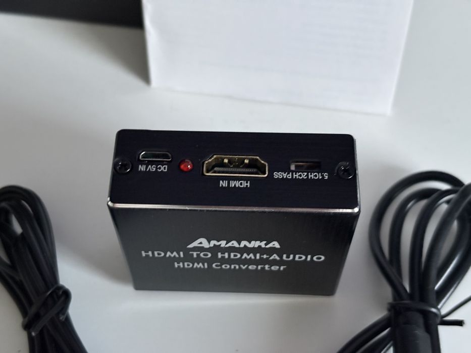 HDMI Audio Extractor 4K AMANKA HDMI la Optical/Toslink AUX