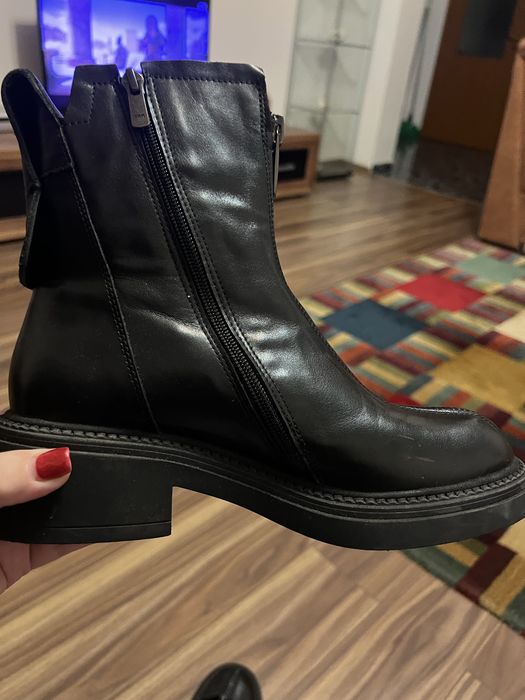 Ghete Grixx piele naturala 39