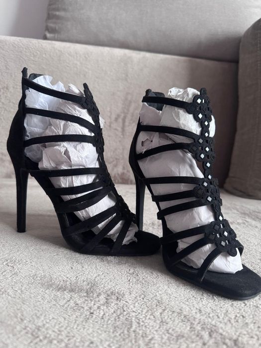 Sandale MeiMei dama cu toc de ocazie 36