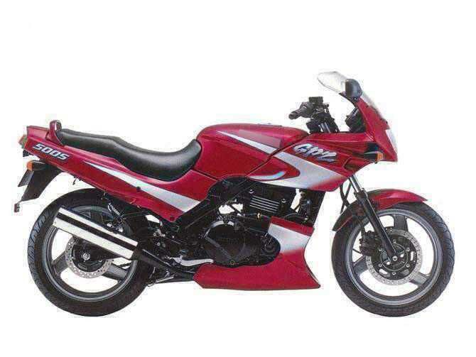 Стикери Kawasaki GPZ 500/1100 1995г.-2001г. лепенки кавазаки гпз 500r