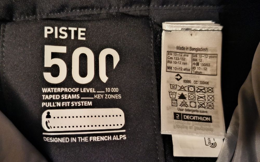 Pantalon ski baiat 10-12 ani Wedze