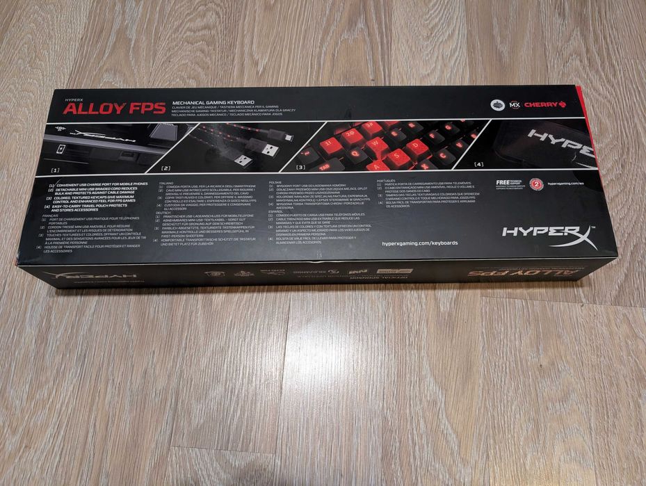 HyperX Alloy механична геймърска клавиатура ново състояние