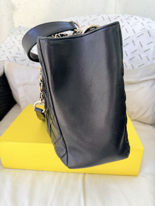 Geantă Chanel Cambon Tote Black Quilted Leather – Colecție Personală