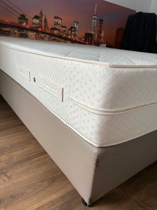 Pat boxspring FBF cu saltea American Dream Line 165x210x25cm