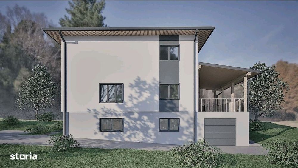 Casă de vânzare în Moara – 190 mp utili + garaj 31 mp, terasă  32 mp