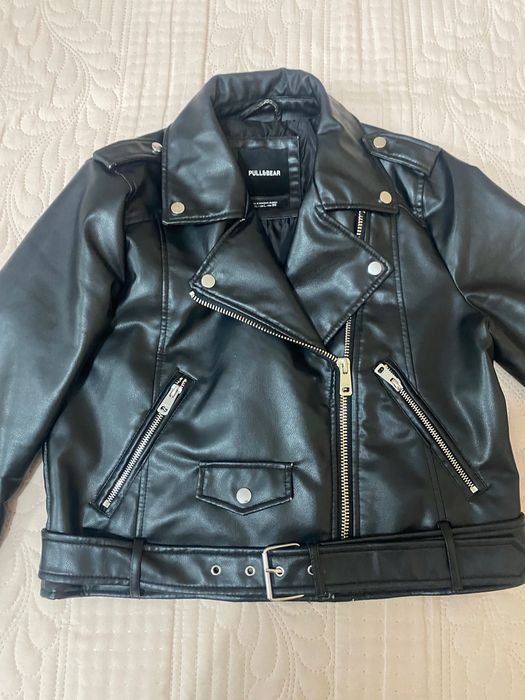 Дамски кожено яке Pull&Bear