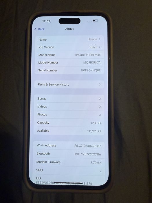 IPhone 14 pro max 128 GB