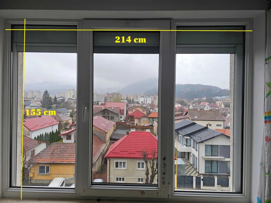 Geam termopan cu tamplarie PVC