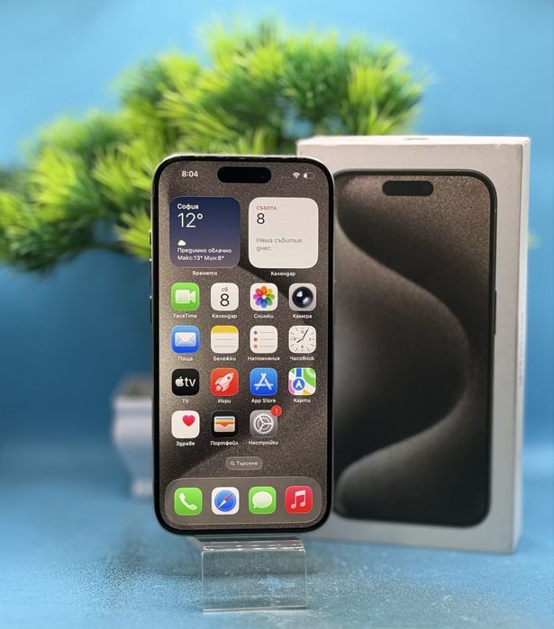 Apple iPhone 15 Pro, 128GB, 5G, Natural Titanium