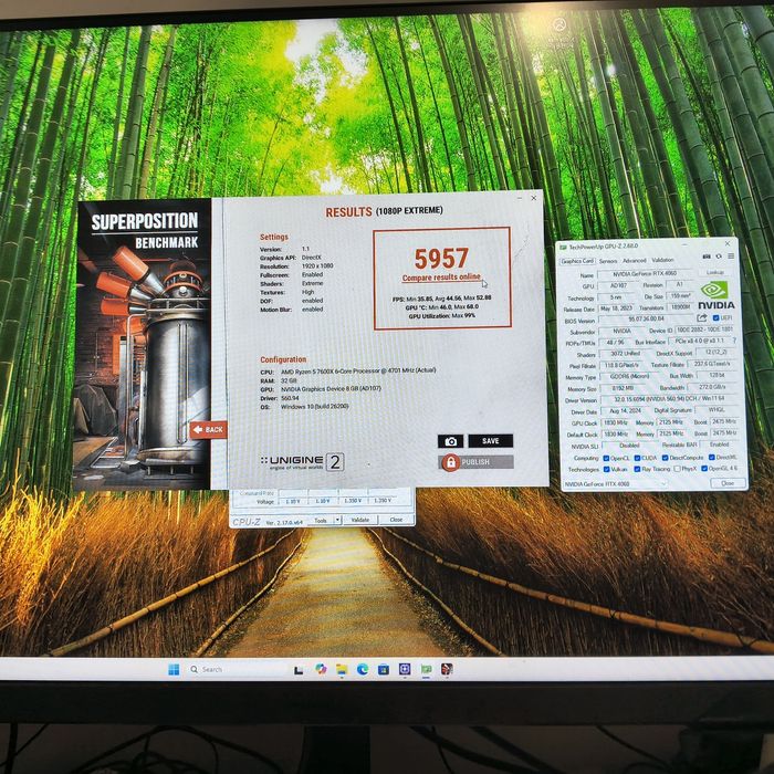 vand placa video rtx 4060 8gb 128 biti ddr6 second hand