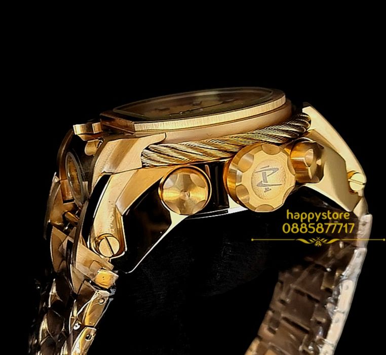 часовник INVICTA Magnum Gold 52 mm, Инвикта нов