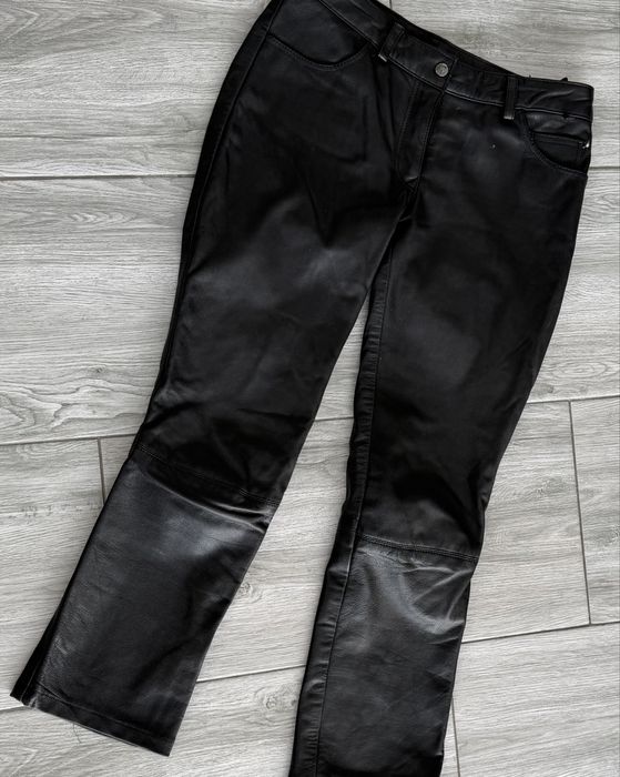 Pantaloni piele Highway moto opium rock