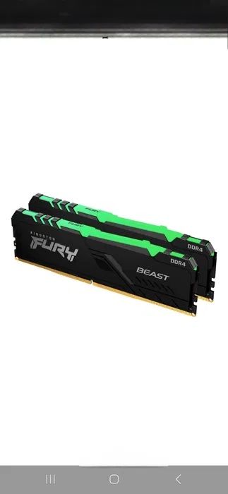 Memorie RAM RGB 16GB DDR4 3200mhz Kingstone Fury Beast