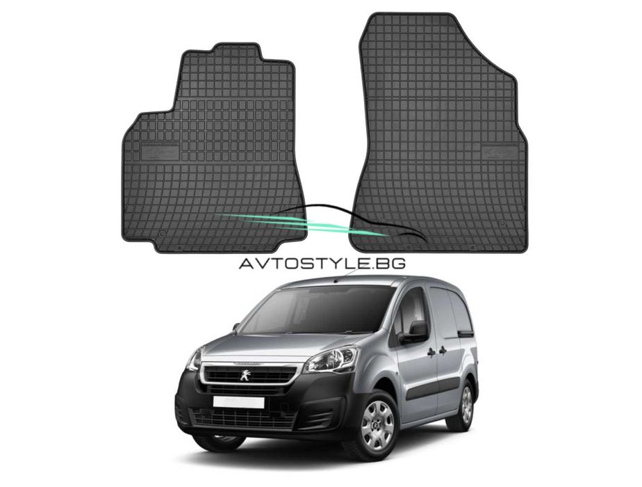 Гумени стелки за Peugeot Partner 2008-2018 г (товарно).,Frogum-El Toro