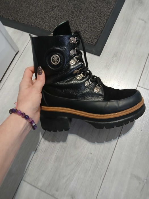 Естествена кожа дамски боти