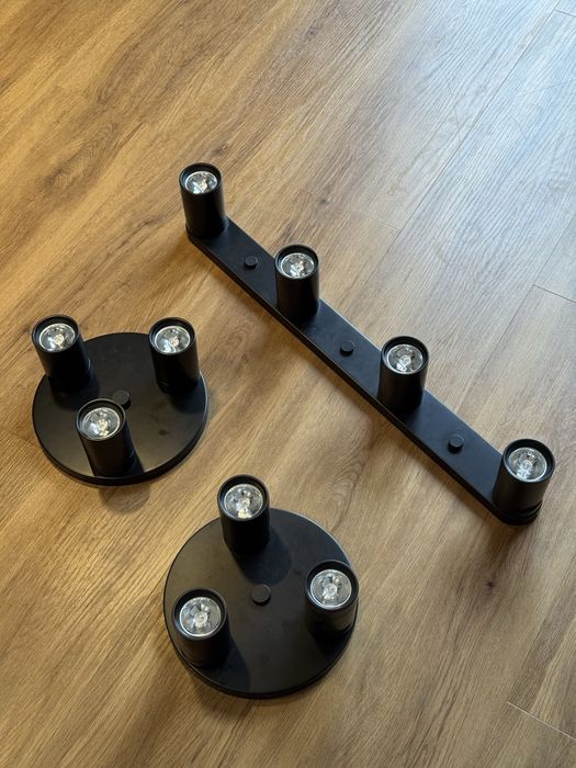 sina spoturi bec 10 grade plafoniera antracit Ikea NYMANE