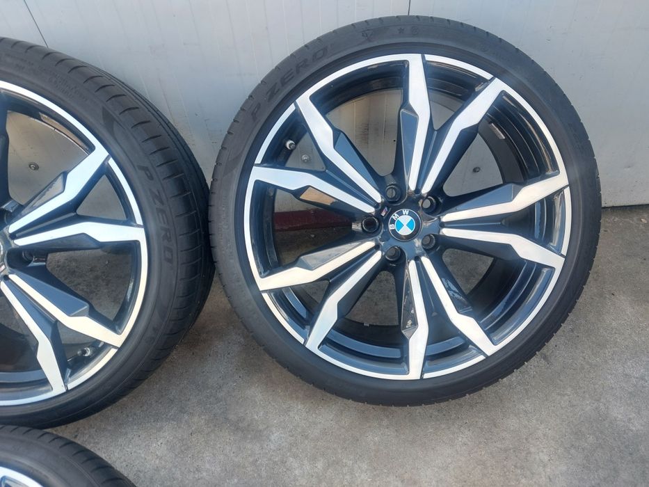 Set jante aluminiu originale r20 / gama BMW X1 F48 si BMW X2 F39 / model STYLE 717 M / 5x112 / cu anvelope de vara 225 40 r20 Pirelli