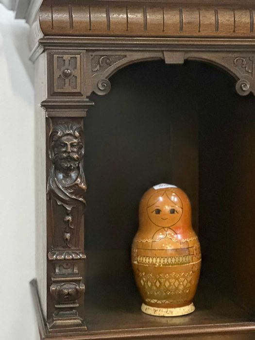 Biblioteca Din Lemn Masiv