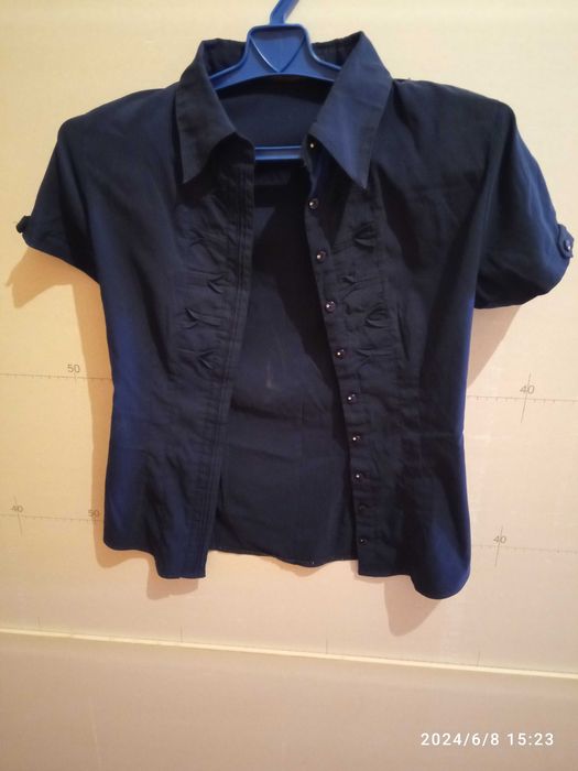 Рубашка женская синего цвета