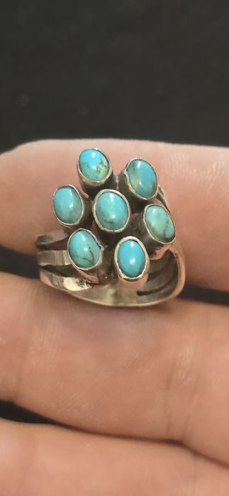 Inel argint turcoaz