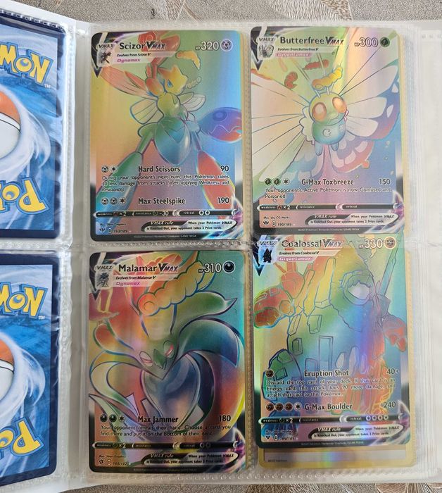 60 Pokemon карти за колекция и игра