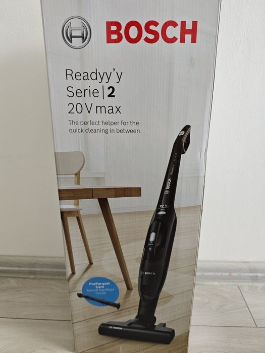 Aspirator Vertical Bosch Readyy’y Serie 2 – 2 în 1 – Nou cu garantie