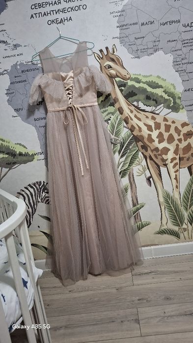 Вечернее нежное платье