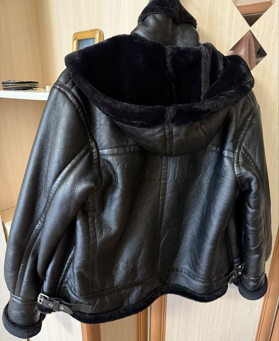 дублёнка-авиатор (косуха), размер 44