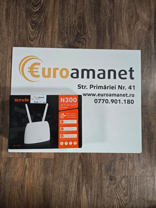 Router Wireless TENDA N300 4G06, Single-Band 300 Mbps, 4G VoLTE, -P-