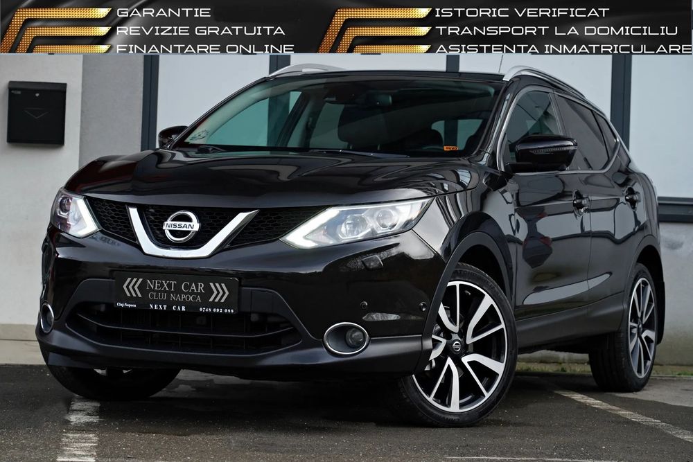 Nissan Qashqai GARANTIE 24LUNI*RATE*Automata*Tekna Plus*Piele*Panorama*Camere 360*Ful