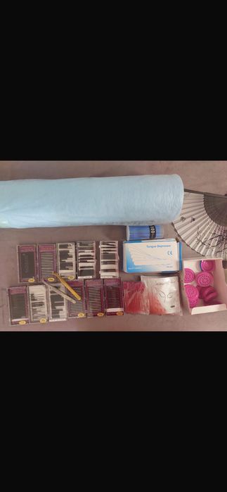 кушетка, набор для начинающих мастеров ресниц