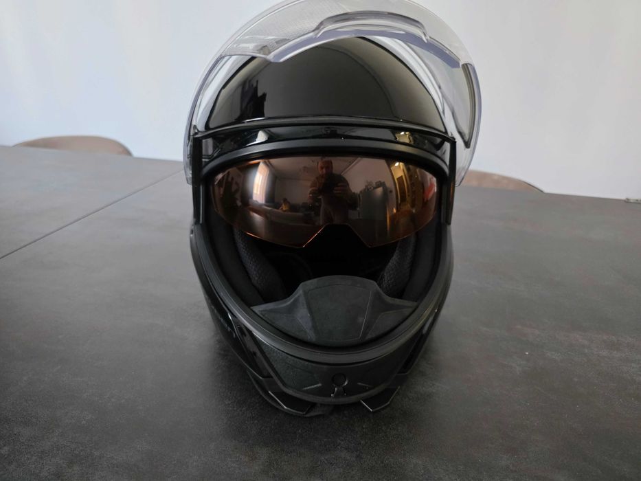 New BRP Oxygen Helmet XL + Balaclava L/XL power cable Casca Snowmobil