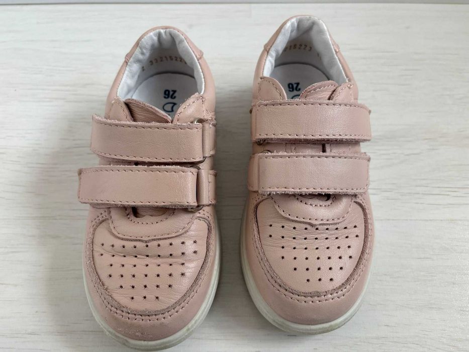 Детски кожени обувки за момиче в размери 26, 27 и 28