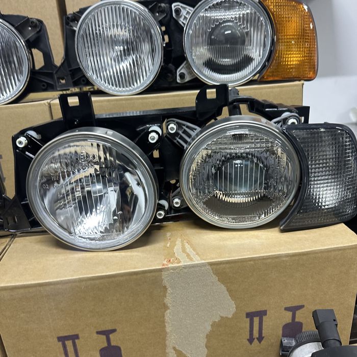 Передние фары на bmw e34