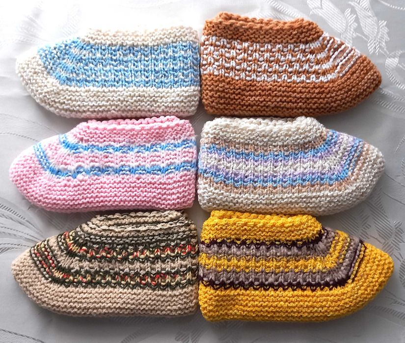 Дамски модели домашно плетени терлички