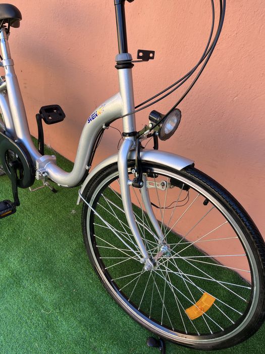 Като Нов Сгъваем Велосипед SVENNY 24цола  6 скор.