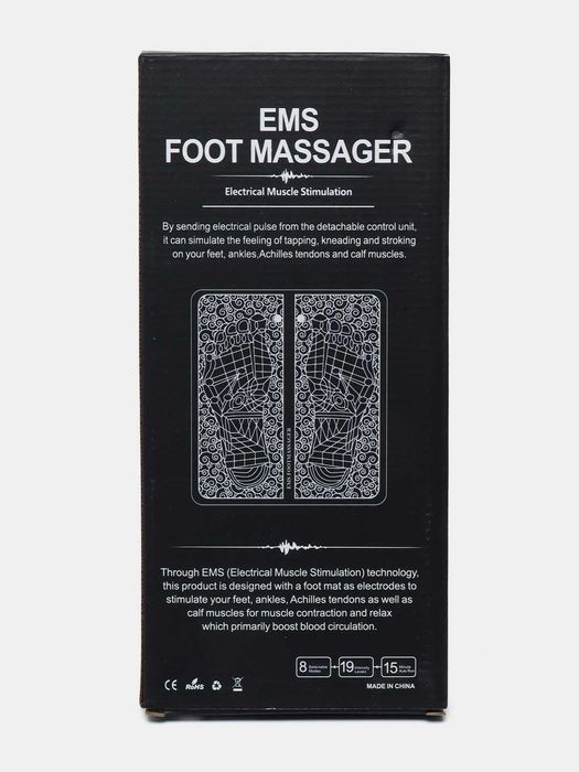 Тренажёр-миостимулятор EMS Foot Massager, для мышц и стоп
