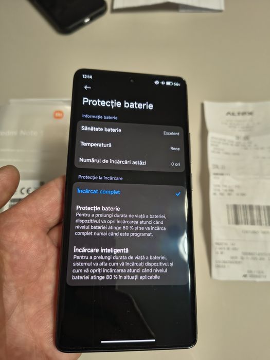 Vand Xiaomi Redmi Note 14 Pro nou, factura si garantie