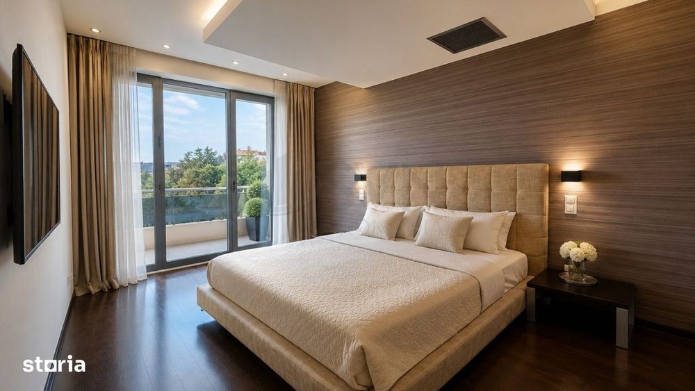 Apartament mobilat de inchiriat compelx cu piscina si paza