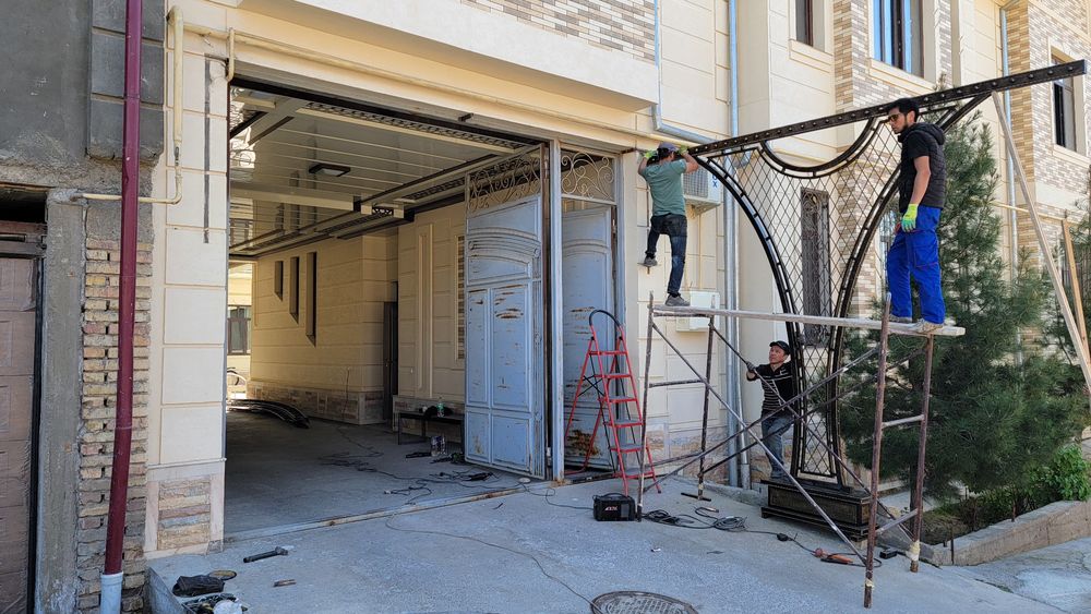 Навес, металлоконструкция, naves, лексан, стеклянный навес, козырёк