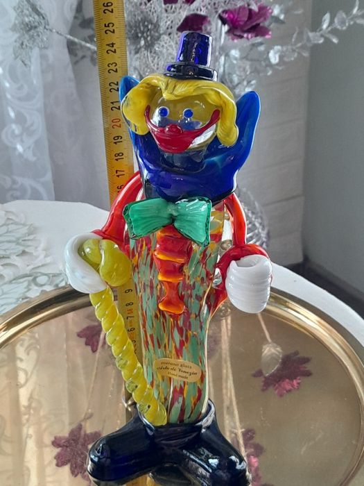 Клоун мурано стъкло
