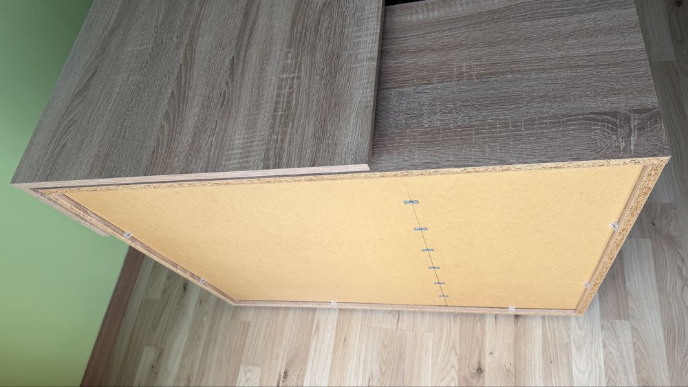 Ъглово бюро, цвят: дъб Сонома